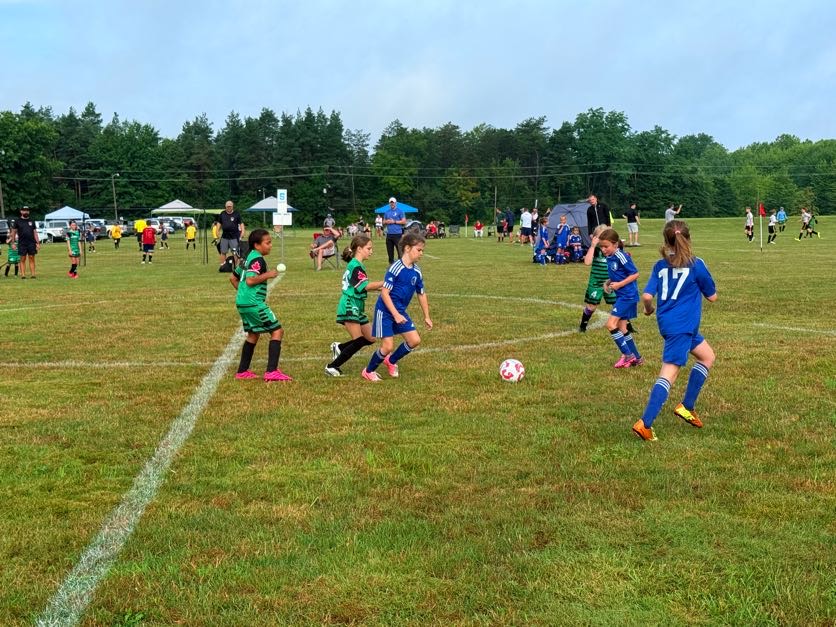 Players celebrating during The Geauga Tournament